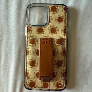 Stylish Brown and Cream Phone Case (13 pro max)